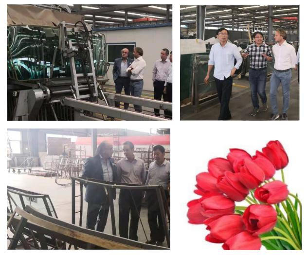 Spanish customers visit our company on 2019-1-12